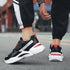 Mens Running Autumn New Leather Sneakers High Quality Outdoor Light Comfortable Sport Athletic Sneakers Lace Up Walking Breathable Ultra Lightweight Sport Casual Sneakers