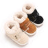 Infant Newborn Baby Boy Winter Warm Lace Up Design Boots Kids Baby Boy Booties Stylish Autumn Shoes