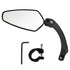 Bicycle Rear View Mirror Bike Cycling Clear Wide Range Back Sight Reflector Adjustable Left Right Mirror Accessories New Bike Mirror Blast resistant Adjustable Bike Rearview Mirror With Large Lens Bicycle Mirrors For Handlebars