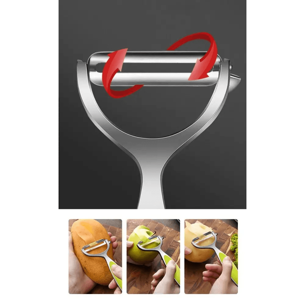 2PCS Top Quality Fruit and Vegetable Peeler Kitchen Accessories Stainless Steel Sharp Fruit and Vegetable