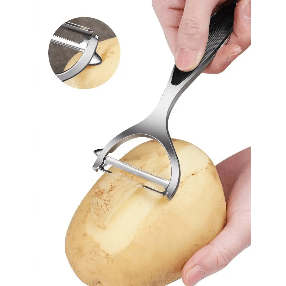2PCS Top Quality Fruit and Vegetable Peeler Kitchen Accessories Stainless Steel Sharp Fruit and Vegetable