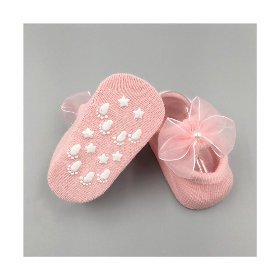 Flower Baby Girl Headband Socks Set Shoes With  Crown Bows Newborn Headbands For Girls Turban Baby Hair Accessories