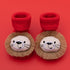 New Fluffy Cotton High Quality Baby Socks Cartoon Fruit Print Rubber Anti Slip Infant Socks For Children Boys And Girls Great Gift