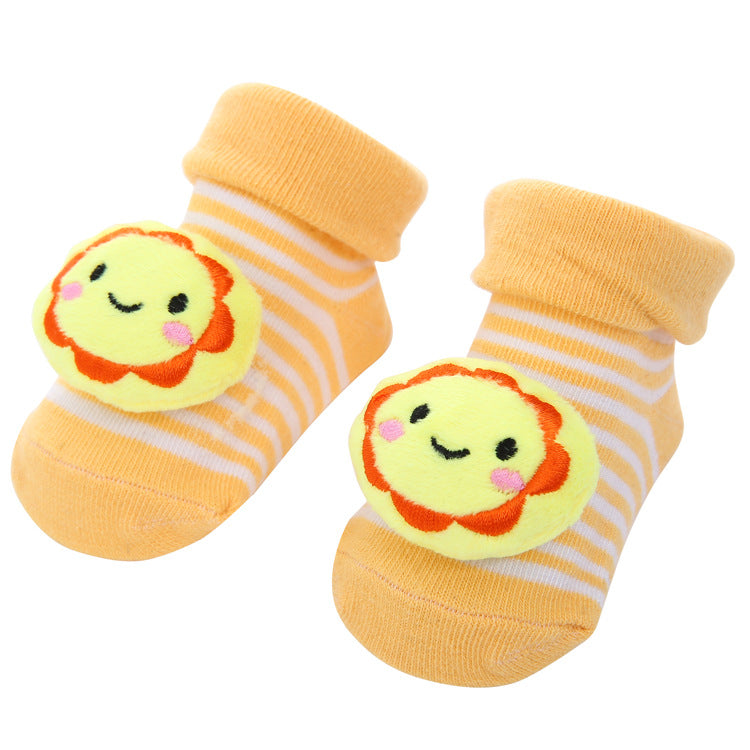 Colorful Newborn Cotton Cartoon Cute Anti Slip Sock Toddler Baby Comfortable Socks Shoes Elastic Soft Socks