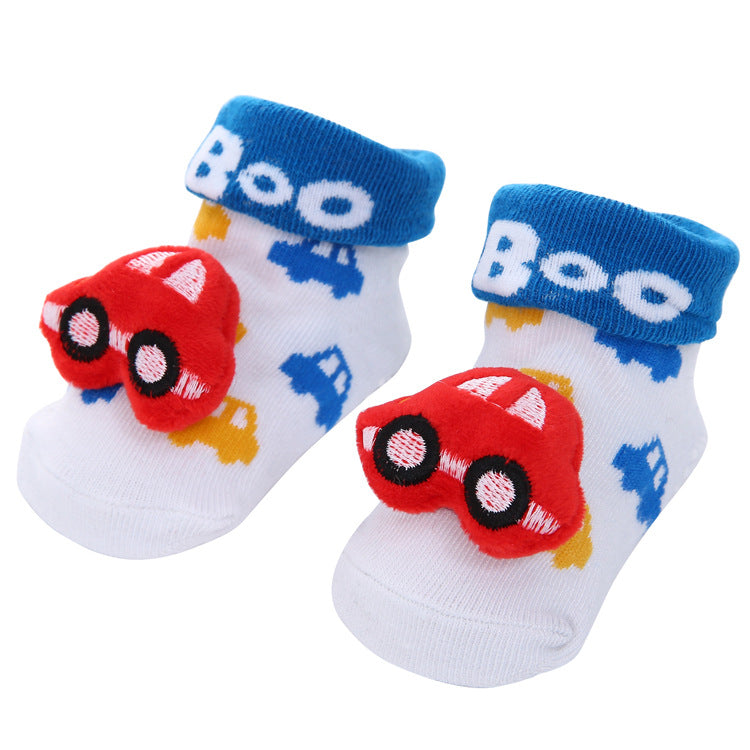 Colorful Newborn Cotton Cartoon Cute Anti Slip Sock Toddler Baby Comfortable Socks Shoes Elastic Soft Socks
