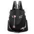 Cloth Backpack Female Embroidery Backpack Bag Nylon Anti-Theft Waterproof Women's Backpack Fashionable Anti-theft Women Backpacks Nice Print School Bag High Quality Large Capacity Backpack (