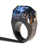Modern Wooden Epic Resin Ring Elegant Luxury Wedding Epoxy Soul of The Forest Eco Epoxy Handmade