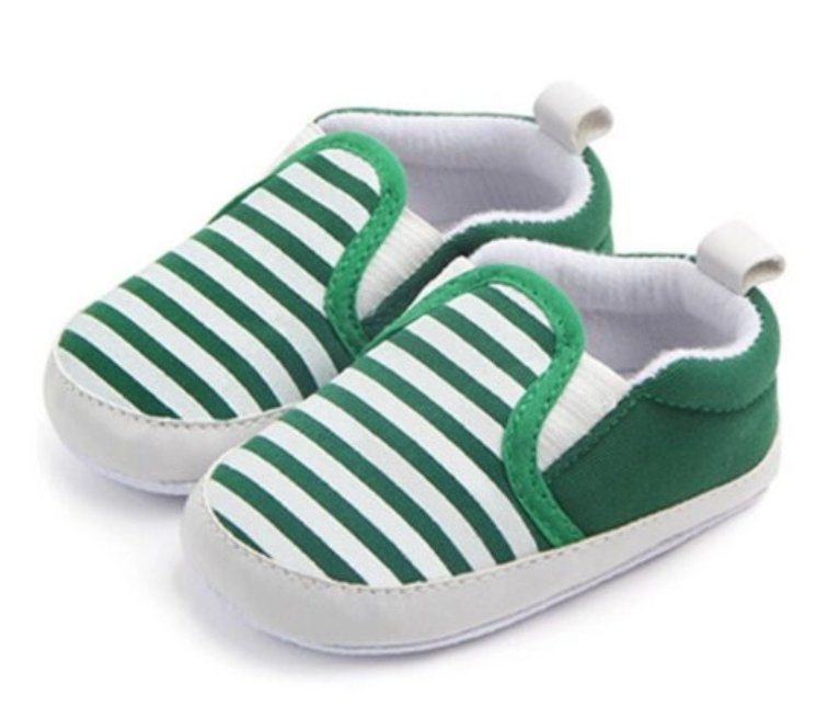 Toddler Infant Baby Shoes Newborn Boys Girls Soft Casual Shoes Striped Shoes 0-18M  New Pram Newborn Toddler Baby Girls Boys Kids Infant First Walkers Striped Classic Shoes Loafers Casual Soft Shoes