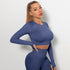 NEW Long Sleeves Push Up Sports Tops Fitness For Women And Girls Sport Female Sport Gym Top Padded Gym Brassiere Sports