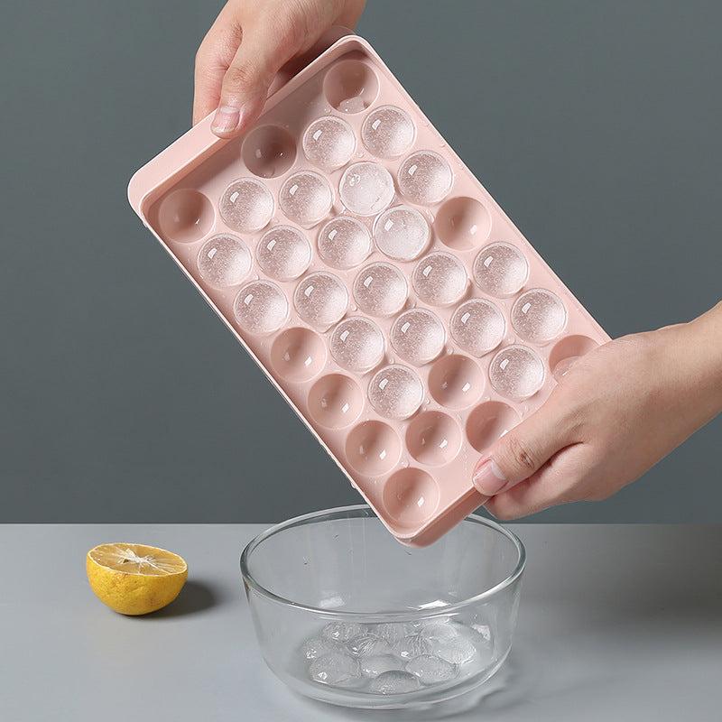 Amazing Ice Tray 3D Round Ice Molds Home Bar Party Use Round Ball Ice Cube Makers Kitchen DIY Ice Cream Moulds Plastic Molds Ice Tray 14 Grid 3D Round Ice Molds Home Bar Party Use Round Ball Ice Cube Makers Kitchen Ice Cream Moulds