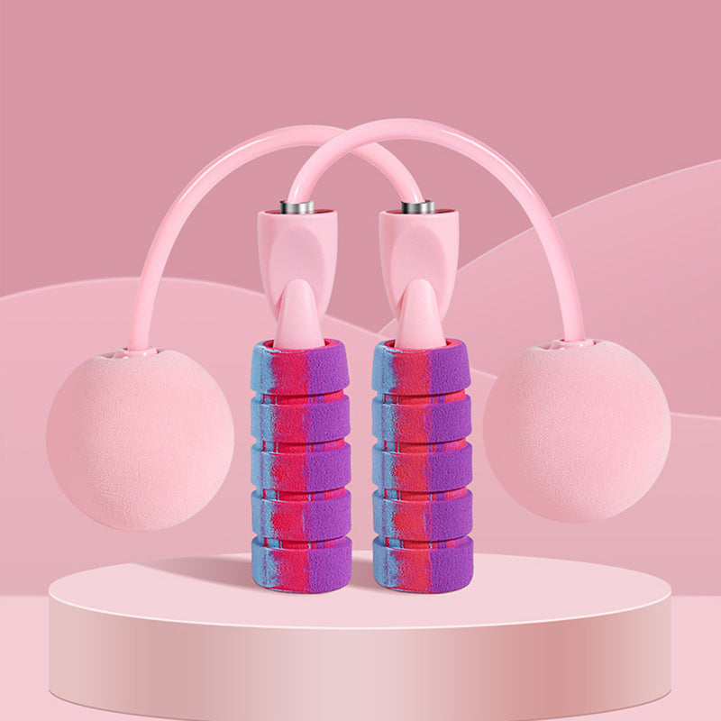 Cordless Skipping Weight Bearing Ball Sports Fitness Fitness  Jump Ropes With Counter Sports Fitness Adjustable Fast Speed Counting Jump Skip Rope Wire Calories Counting Cordless Rope Skipping For Adult Boys Girls (
