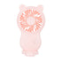 Handheld Pocket Mini Fan Portable With Bracket USB Mini Fan Portable Pocket Fan Cartoon Handheld Desktop Rechargeable Standing Fan Three Gear Wind Speed Regulation Battery Operated USB Small Fan with 3 Speeds for Home Office Car Outdoor Travel