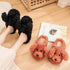 Couples Winter Pack Heel Cotton Shoes Women's  Mens Slipper Winter Shoes New Fashion Casual Fur Plush Slides Winter Slippers For Women House Slippers Fluffy Soft Comfy Fuzzy Slippers Faux Fur Plush Anti-Skid Slippers