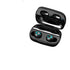STEVVEX 3500mAh LED Bluetooth Wireless Earphones Headphones Earbuds TWS Touch Control Sport Headset Noise Cancel Earphone Headphone