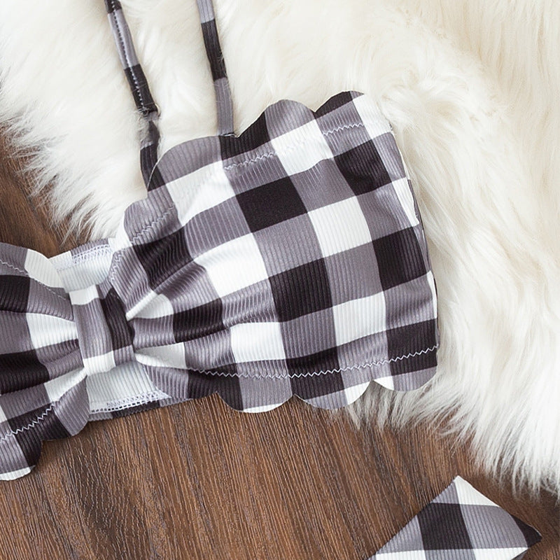 New Trend Black And White Bikini Set Swimsuit Women Bikini Swimwear Female Halter Top Bathing Suit Swimming Wear Bikini High Cut Swimsuit High