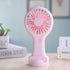 Pocket Fan Rechargeable Home Air Conditioner With Portable Pocket Fan Cartoon Handheld Desktop Rechargeable Standing Fan Three Gear Wind Speed Regulation Battery Operated USB Small Fan with 3 Speeds for Home Office Car Outdoor Travel