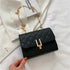 Decent Black Luxury Crossbody Bags For Women And Girls Designer Small Messenger Shoulder Bag For Women Women's Fashionable And Versatile Diamond Lattice Chain Crossbody Bag