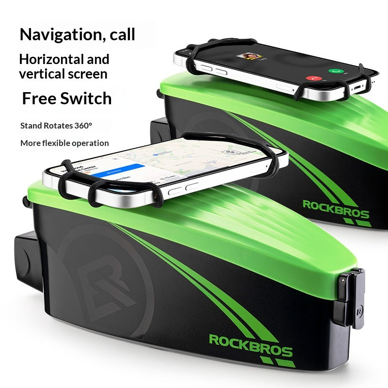 Bicycle Bag Rain cover Bike Phone Holder Bag Waterproof Biycle Basket 4-6.5' Front Phone Bag Moto Bicycle AccessoriesBike Top Tube Bag Bicycle Front Frame Bag Waterproof Bike Pouch Pack Bike Phone Bag Cycling Accessories Pouch For Mountain Road Bike