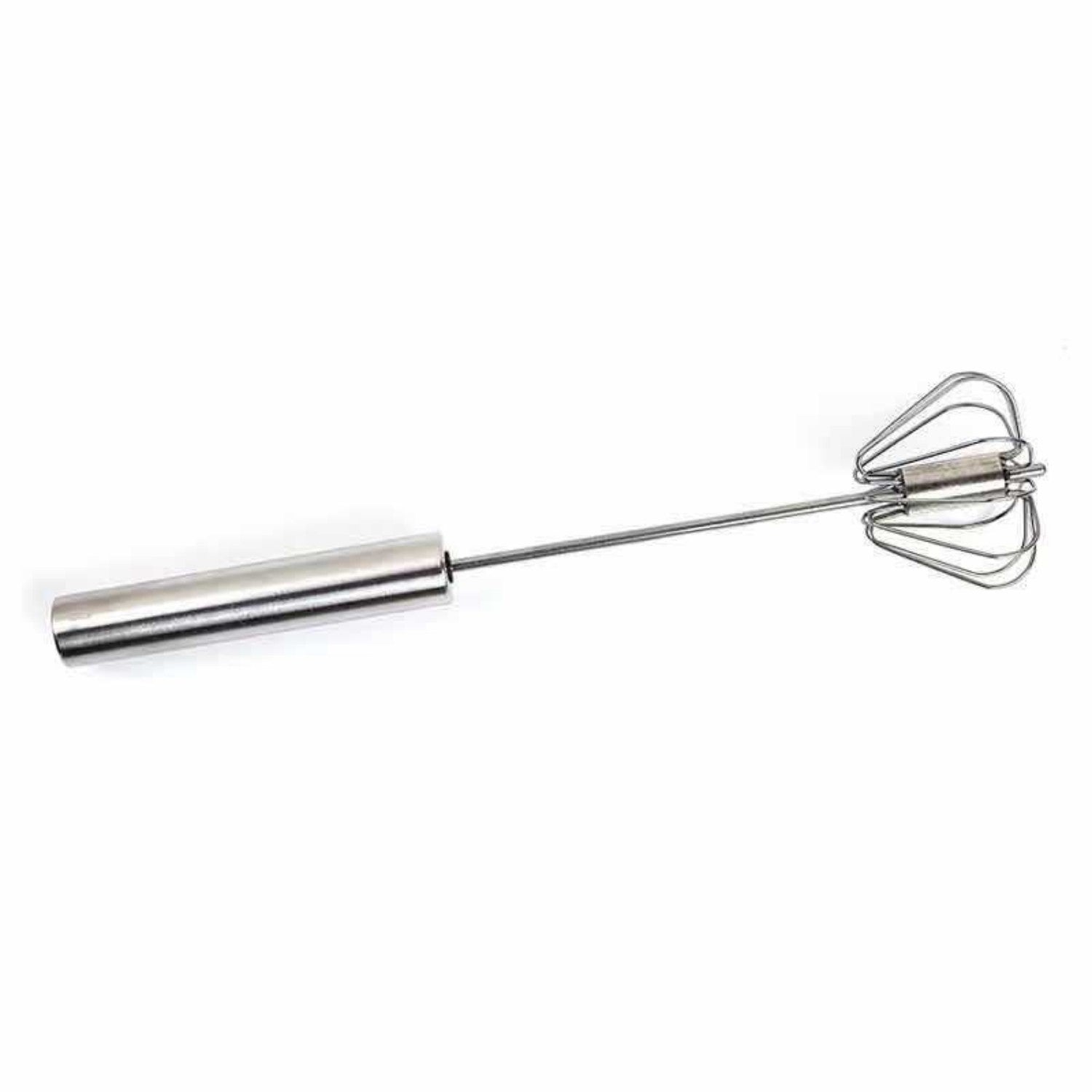 Unique Design Semi-automatic Egg Beater 304 Stainless Steel Egg Whisk Manual Hand Mixer Self Turning Egg Stirrer Kitchen Accessories Egg Tools