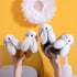 Cartoon Bunny Home Warm Children's Slippers Home Slippers Warm Cute Womans Mens Slipper Winter Shoes New Fashion Casual Fur Plush Slides Winter Slippers For Women House Slippers Fluffy Soft Comfy Fuzzy Slippers Faux Fur Plush Anti-Skid Slippers