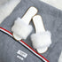 Fashion Fur Flat Women's Slippers Plus Size Spring Summer Fluffy Fur Slippers Shoes Woman Plush Fur Slip On Flip Flop Flat Furry Fur Slides Outdoor Sandals Furry Slides Summer Sandals Open Toe Indoor Outdoor Fluffy Slides