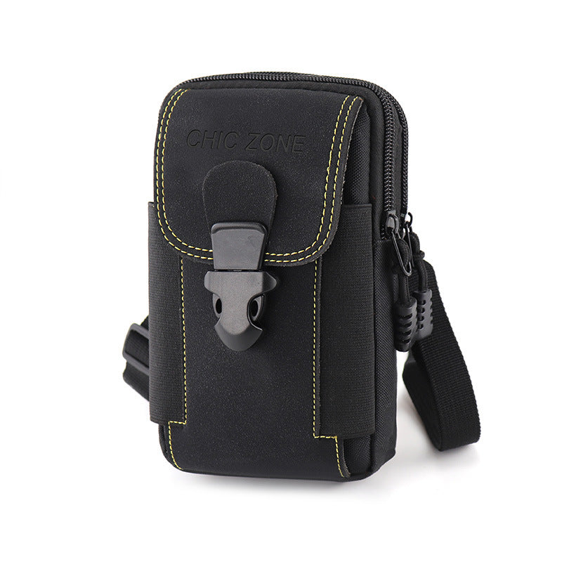 Unique Cross Body Shoulder Bag  Classic Texture Creative Delicate Design  PU Leather Fanny Waist Bag Elegant  Mobile Phone Belt Bum Pouch