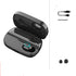 STEVVEX 3500mAh LED Bluetooth Wireless Earphones Headphones Earbuds TWS Touch Control Sport Headset Noise Cancel Earphone Headphone