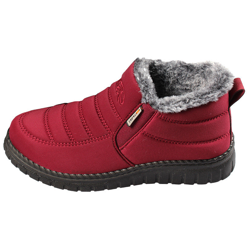 Men's New Snow Boots Waterproof Non-Slip Shoes Casual Fashion Ankle Boots Winter Walking Unisex Shoe Water Resistant Shoes Anti-Slip Fully Fur Lined Casual Lightweight Shoes