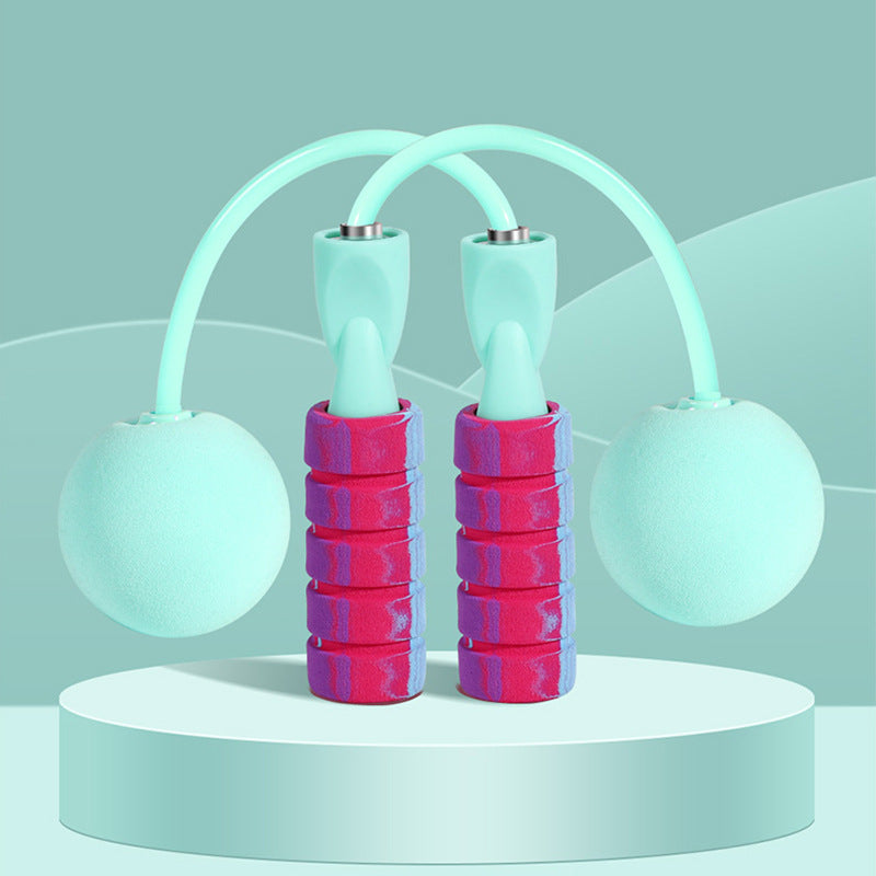 Cordless Skipping Weight Bearing Ball Sports Fitness Fitness  Jump Ropes With Counter Sports Fitness Adjustable Fast Speed Counting Jump Skip Rope Wire Calories Counting Cordless Rope Skipping For Adult Boys Girls (