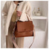 Casual Simple Leather Crossbody Bag For Women And Girls Designer Shoulder Messenger Travel Bag For Ladies