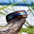 Luxury Handmade 925 Sterling Silver Wood Men Rings Stainless Steel Wood Grain Fashion For  Women Rings In Modern  Jewelry Design