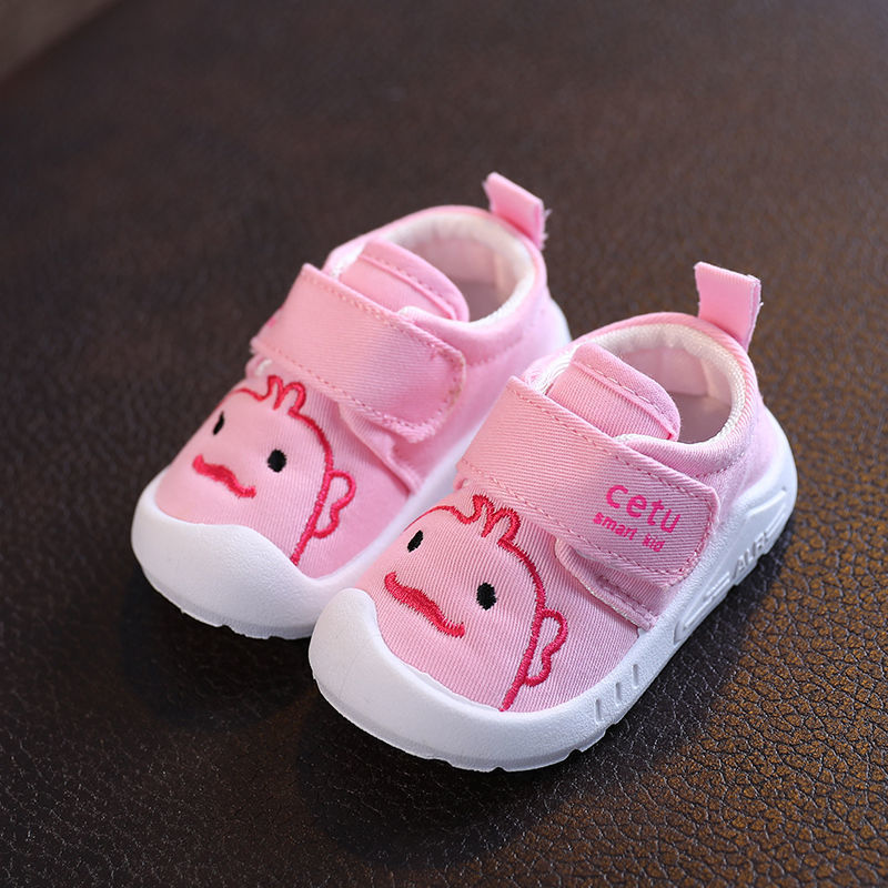 Unisex Infant First Walkers Shoes With Funny Big Eyes Pattern Baby Boy Casual Toddler Girl Non-slip Shoe