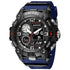 Sport Watch For Men WIth  Dual Time Waterproof 50M Miliatry Watches Chronograph Alarm Army Wristwatch