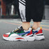 Mens Running Autumn New Leather Sneakers High Quality Outdoor Light Comfortable Sport Athletic Sneakers Lace Up Walking Breathable Ultra Lightweight Sport Casual Sneakers