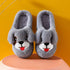 Winter Cute Cartoon Kids Soft Cotton Shoes Baby Shoe Small Dog Winter Cartoon Thick Warm Boy And Girl Slippers Slippers For Children