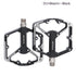 Bicycle Pedal Non-Slip  Bike Pedals Aluminum Alloy Flat Platform Applicable Waterproof Cycling Accessories Bike Pedals Road Bicycle Pedals Cleats Set Clipless Pedals Compatible With Road Bikes