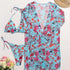 Bikini European Style Floral Print 3 Piece Swimsuit Set for Women – Sexy V Neck Bikini with Cross Strap Detail and Matching Long Sleeve Cover-Up – High Stretch Trendy Swimwear for Summer Beach Vacations Resort Looks and Poolside Fashion
