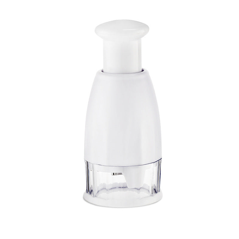 Multifunctional Hand Pressure Cutting Onion Cutter White Kitchen Slicer Pressing Food Chopper Cutter Vegetable Cooking Tool High Quality Easy Use Kitchen Gadgets