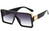 New Design New Stylish New Classic New Black & White Square Shape Sunglasses For Women New Fashionable Branded & Oversized Sun Glasses For Men New Luxury Shades Sunglasses For Men & Women