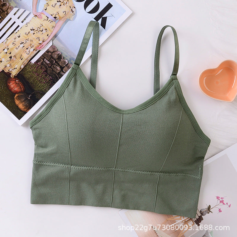 NEW Solid Color Women Sports Bra Sexy Brathable Sports Top Yoga Bra Push Up Top Female Gym Fitness Sports Underwear Female Seamless bra