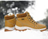 Brown Winter Mens Snow Boots Warm Plush Boots Waterproof Leather Ankle Boots Fashion Outdoor Non-slip Men's Hiking Boots Winter Ankle Snow Hiking Boots Warm Water Resistant Sport Shoes