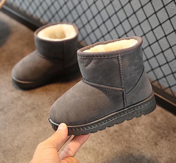 Children's Snow Boots Brown Baby Shoes Flexible And Soft Unisex Stylish Warm Winter Shoe