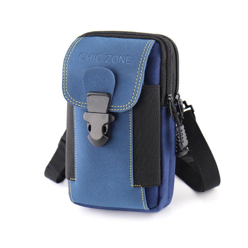 Unique Cross Body Shoulder Bag  Classic Texture Creative Delicate Design  PU Leather Fanny Waist Bag Elegant  Mobile Phone Belt Bum Pouch