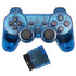 Transparent Eye Catching Wireless Dual Shock Bluetooth Joystick Gamepad Console Controller Compatible With PC Laptop