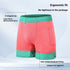 Men's Swimming Trunks with Compression Liner 2 in 1 Quick-Dry Gym Sports Shorts Swim Shorts with Pockets  Beach Swimming Trunks Quick Dry Swim Shorts with Pockets