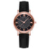 Womens Watches Bracelet Set Starry Sky Ladies Watch Casual Leather Student Quartz Wristwatch Luxury Fashion Minimalist Leather Strap Dress Analogue Quartz Round Elegant Watch