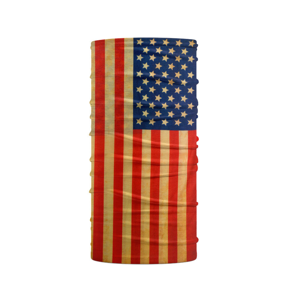 National Flag Headscarf Unisex Comfortable Silk Scarf Unisex Magic Scarf Outdoor Sports Bicycle Headband Bike Cycling Neck Tube Warmer Riding Bandanas Face Mask