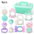 Baby Rattle Toys Cartoon Hand Grip Soft Rattles Shaker Teether Infant Newborn Educational Toys For Baby and Kids