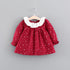 Modern Cotton Warm Winter Knitted Clothes Infant Toddler Top Dress For Girls Kids