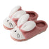 Cartoon Bunny Home Warm Children's Slippers Home Slippers Warm Cute Womans Mens Slipper Winter Shoes New Fashion Casual Fur Plush Slides Winter Slippers For Women House Slippers Fluffy Soft Comfy Fuzzy Slippers Faux Fur Plush Anti-Skid Slippers